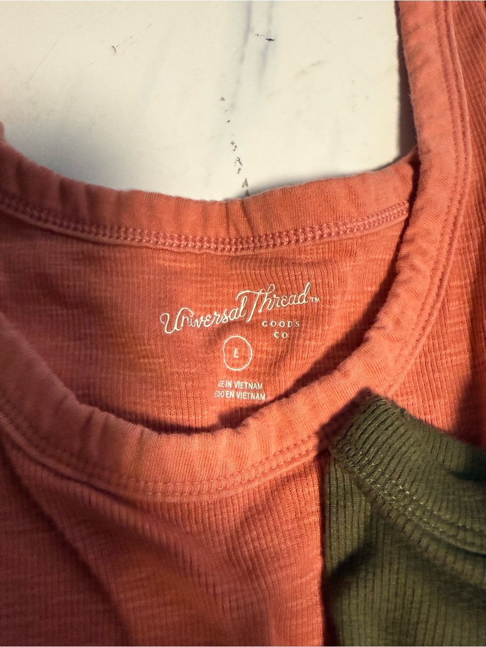Set of 4 Tank Tops - Rust, Olive, Coral, Heather Gray - Picture 4 of 5